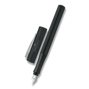 Grip 2011 Füller, Federbreite F, schwarz Faber-Castell 140908